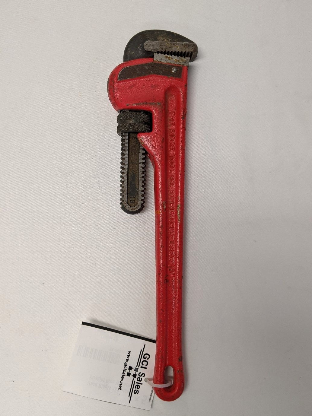 Used Ridgid 18" Steel Straight Pipe Wrench