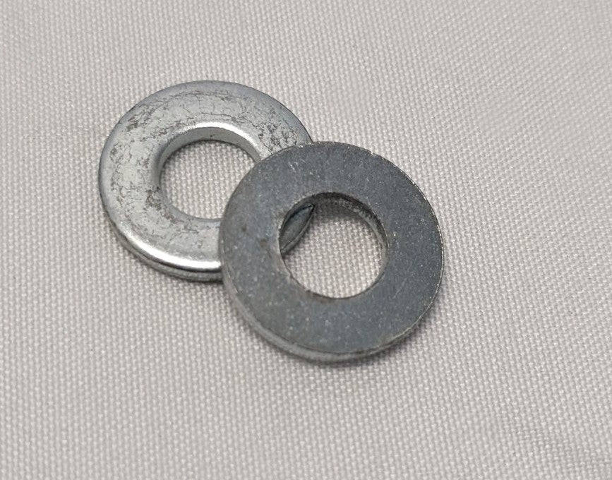 *Lot of 200* New 1/4" x 5/8" x 1/16" Zinc Coated Steel Washers