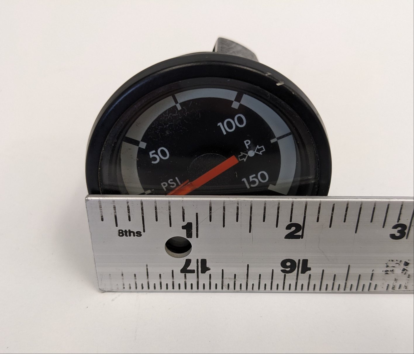 Damaged Freightliner Primary Air Pressure PSI Dash Gauge - P/N 22-46511-000 (10105398657340)