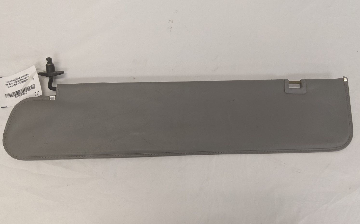 Used Freightliner Columbia RH Gray Interior Sunvisor w/ Mirror-P/N A22-58995-001
