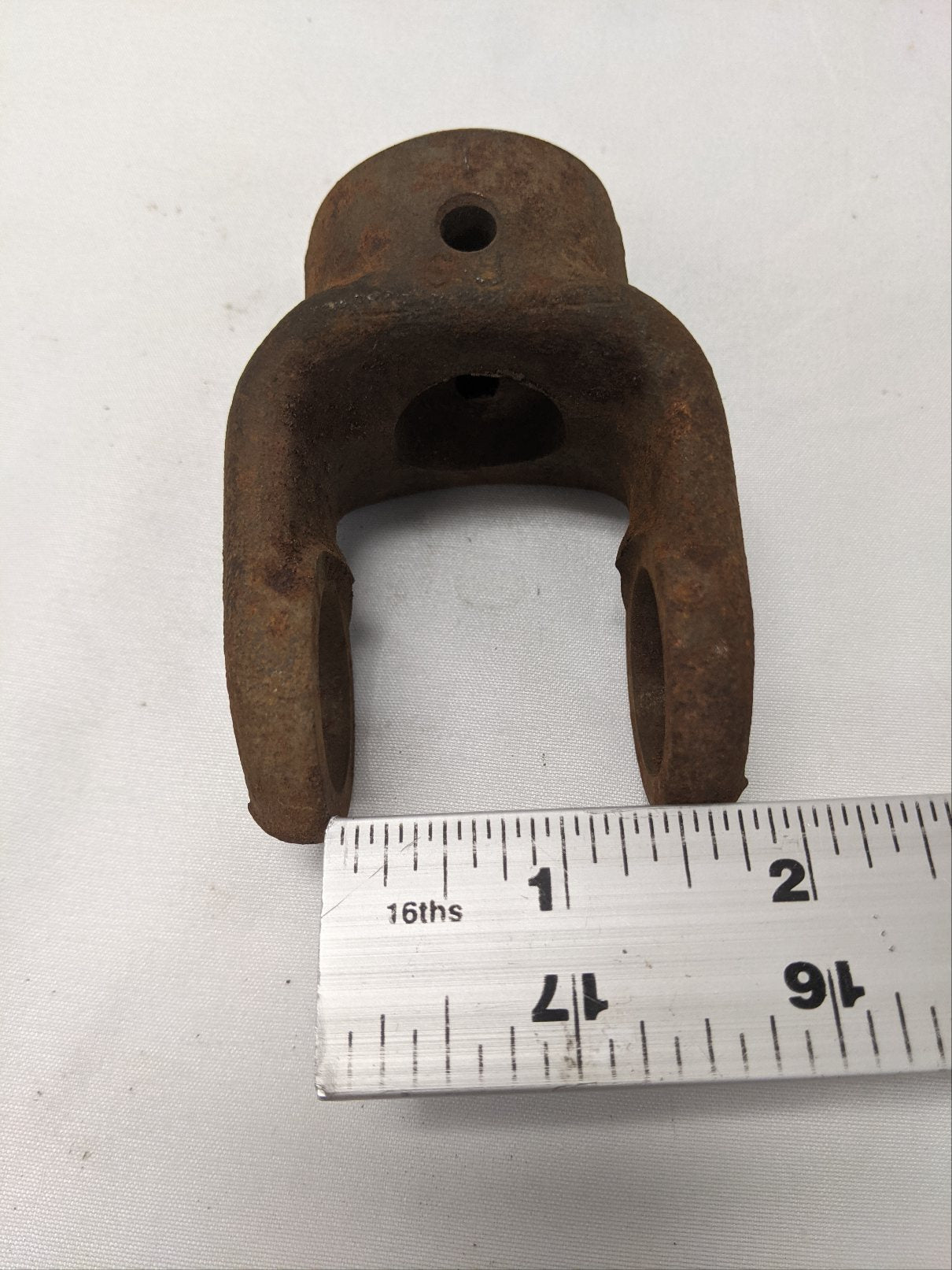 *Lot Of Two* Round Bore, No Keyway w/ Set Screw Implement Yoke