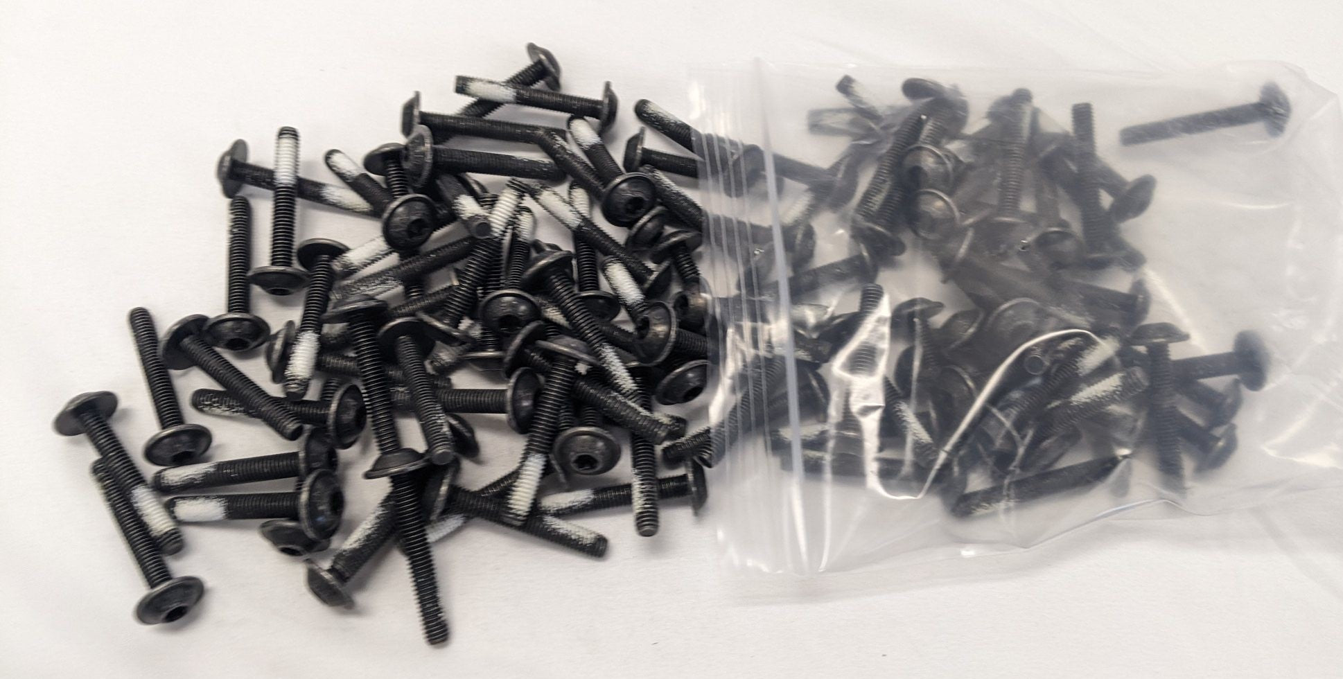 *Lot of 100* New M6-1mm x 40mm Full Thread Round Washer Head (Torx) Machine Screw