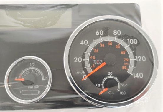 New Western Star *Km/h* ICU4ME NAFTA Instrument Dash Cluster - P/N A06-93159-124