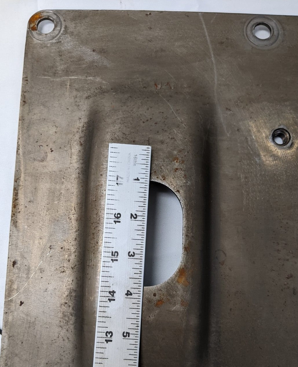 Used Cummins ISX Block Stiffener Plate | P/N 3680425