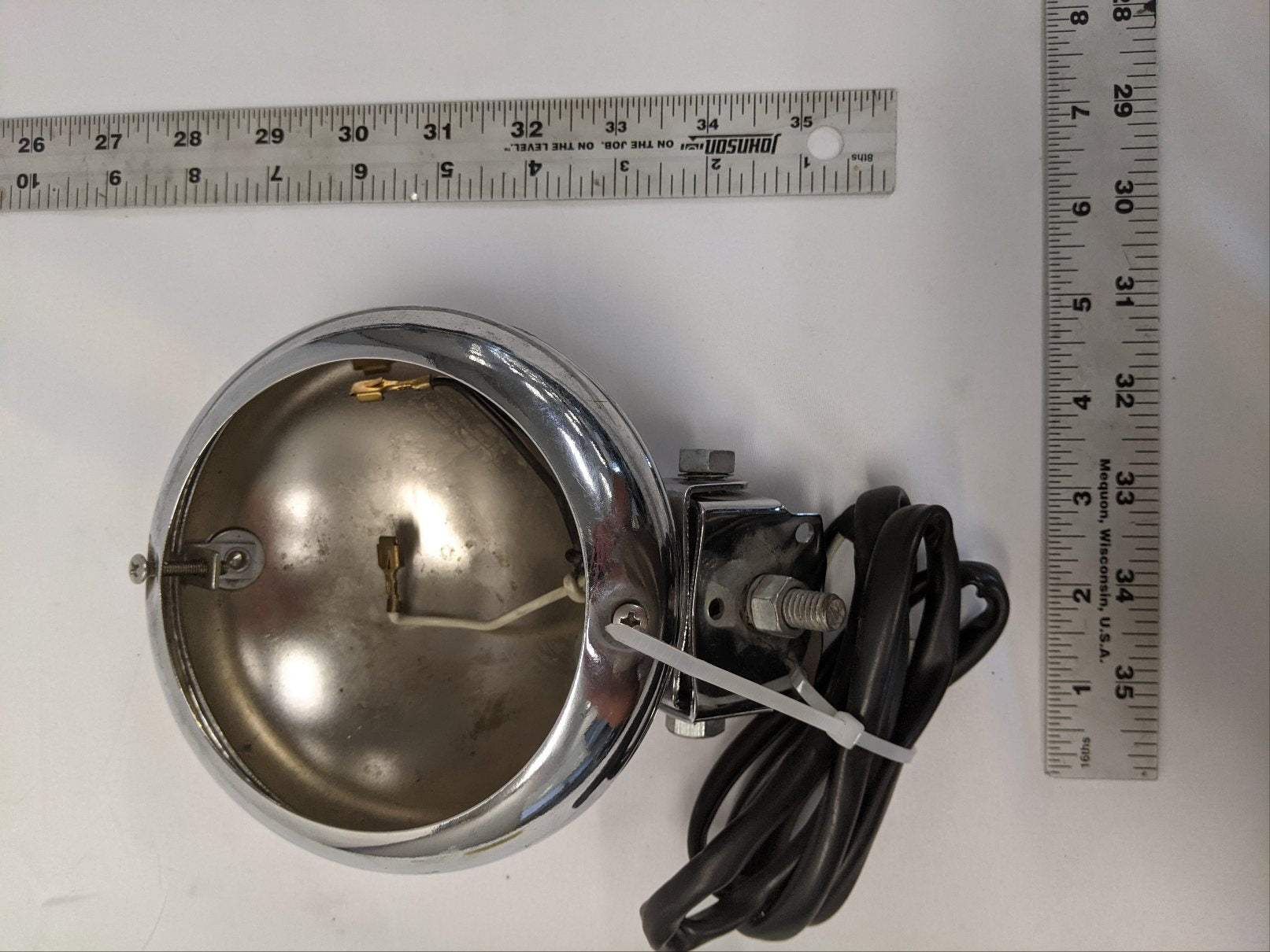 Grote Vintage Chrome PAR-36 Utility Light (No Lens) | GRO 64120