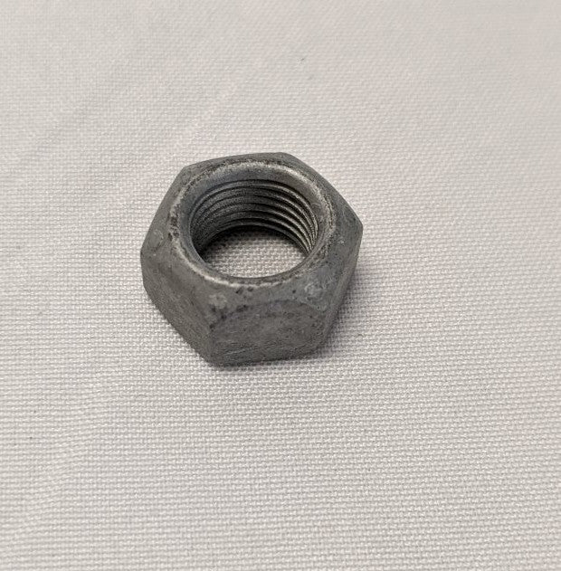 *Lot of 100* New 3/8"-24 Fine Threaded Steel Galvanized Locking Nuts