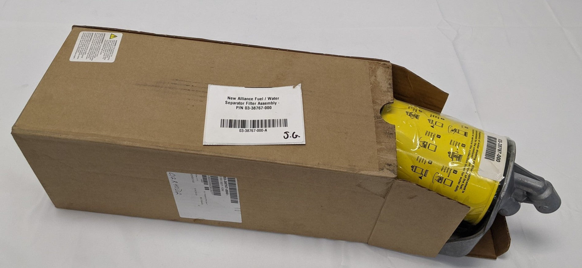 New Alliance Fuel Water Separator Filter Assembly - P/N 03-38767-000