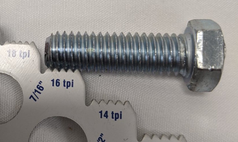 3/8"-16 x 1 1/4" Grade 5 Hex Bolts - Zinc Plated, Fully Threaded, Lot of 100