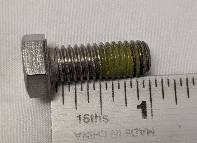 3/8"-16 x 1" Stainless Steel Hex Bolts - 18-8 (304), Fully Threaded, Lot of 50