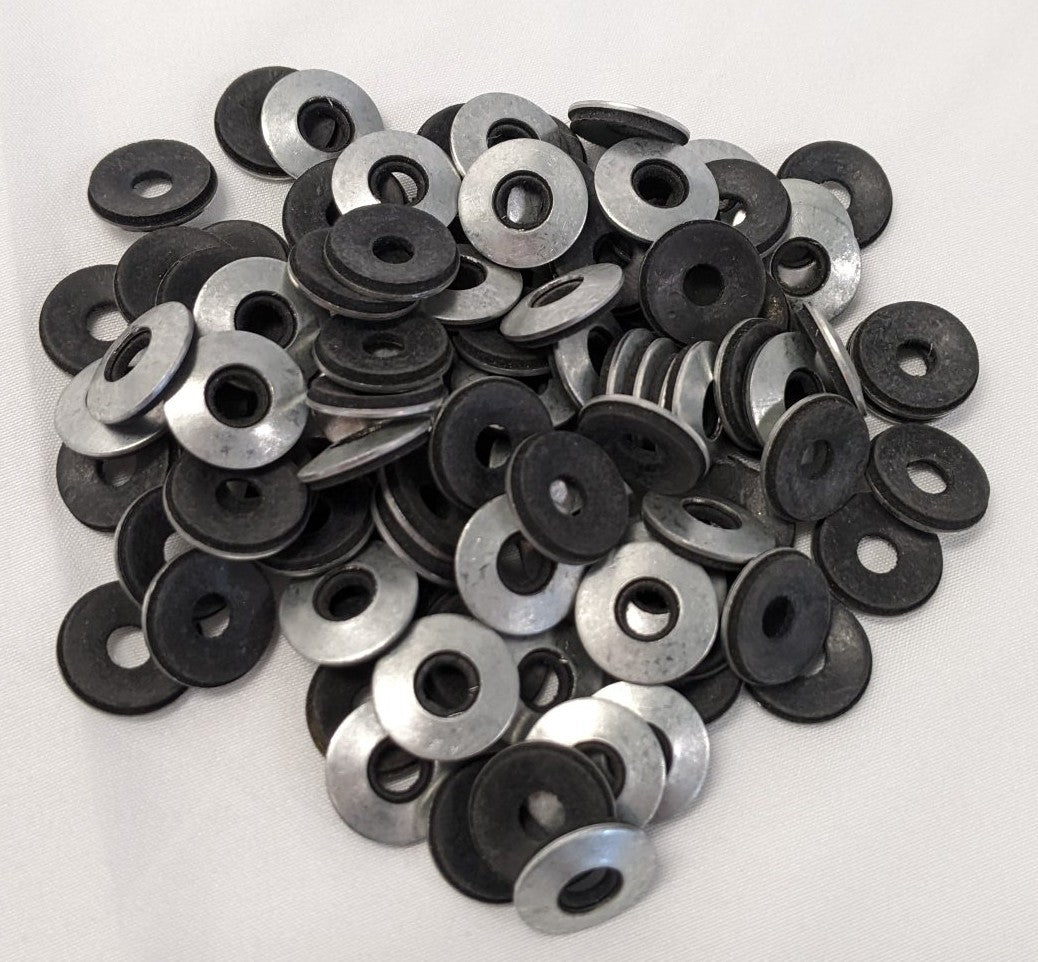 *Lot of 100* New #10 x 5/8" x 1/8" Zinc Coated Steel Bonded Sealing Washers