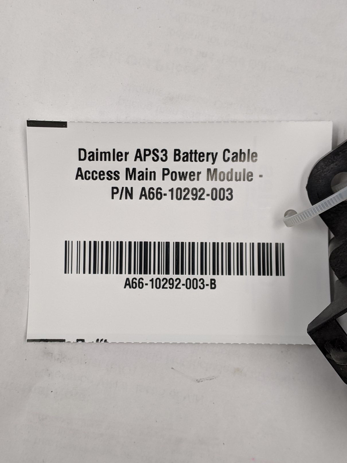 Daimler APS3 Battery Cable Access Main Power Module - P/N A66-10292-003 (6781517758550)