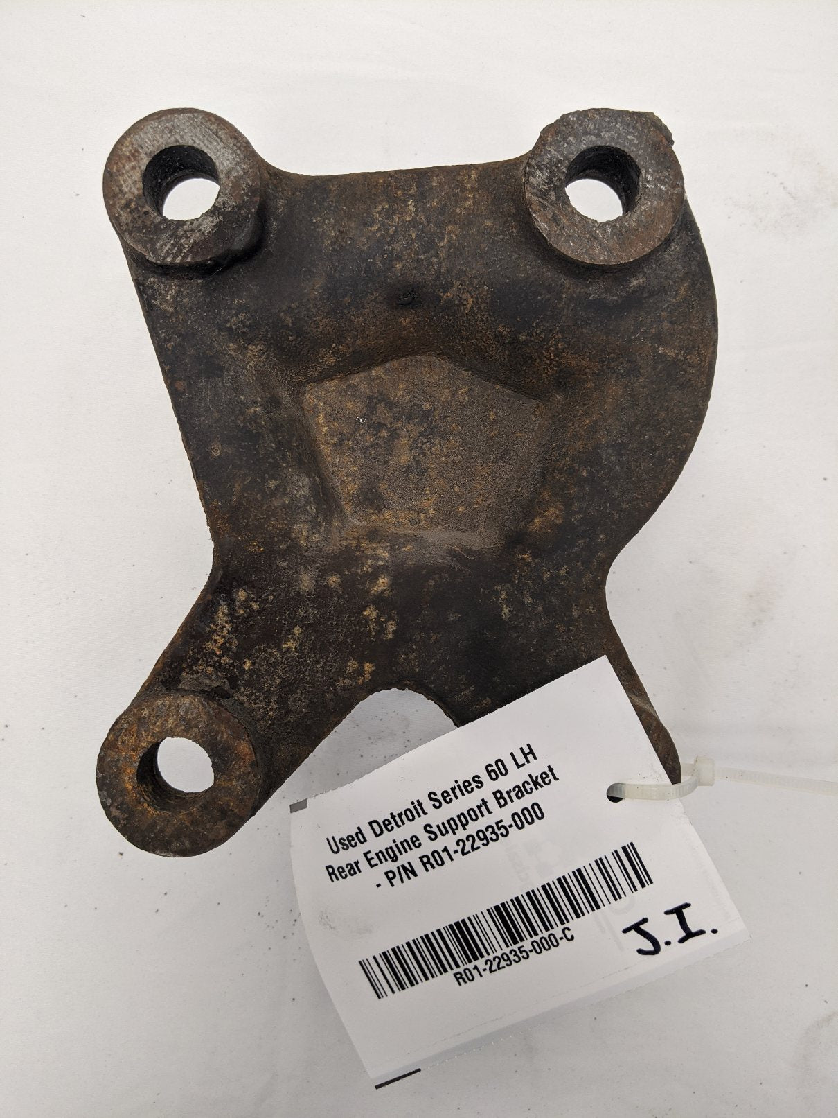 Used Detroit Series 60 LH Rear Engine Support Bracket - P/N R01-22935-000