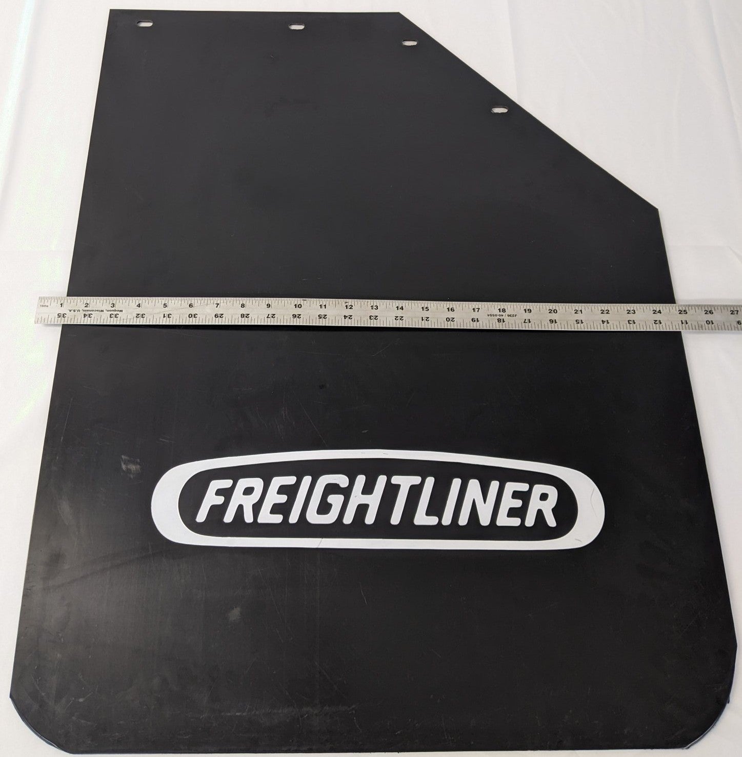 Freightliner 30" RH Rear Black Mud Flap Mitered 2 | 22-69608-242