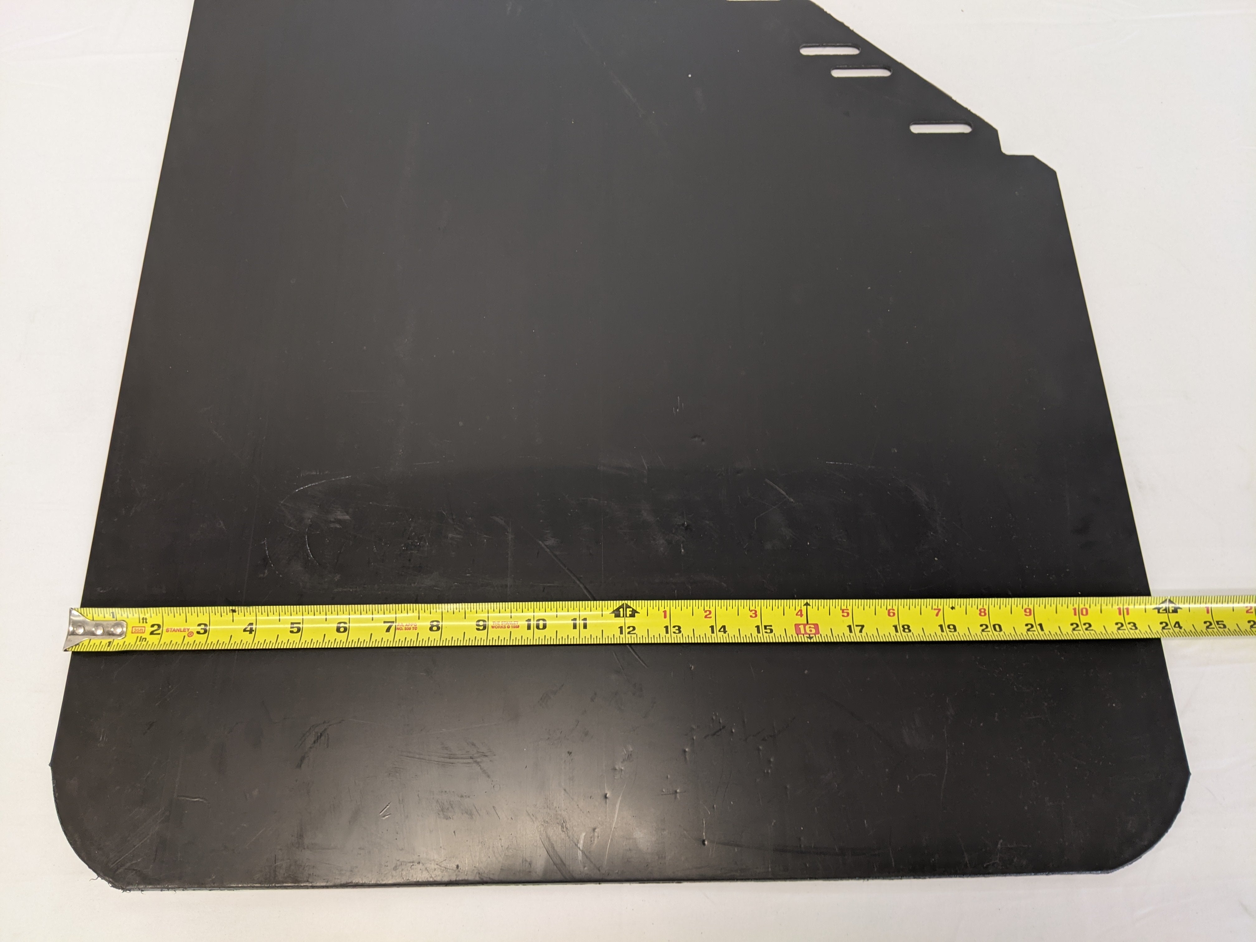 *Scratched* LH 27" 45 Degree Rear Angled Mud Flap w/ FTL Logo - P/N 22-79217-212 (10137454346556)