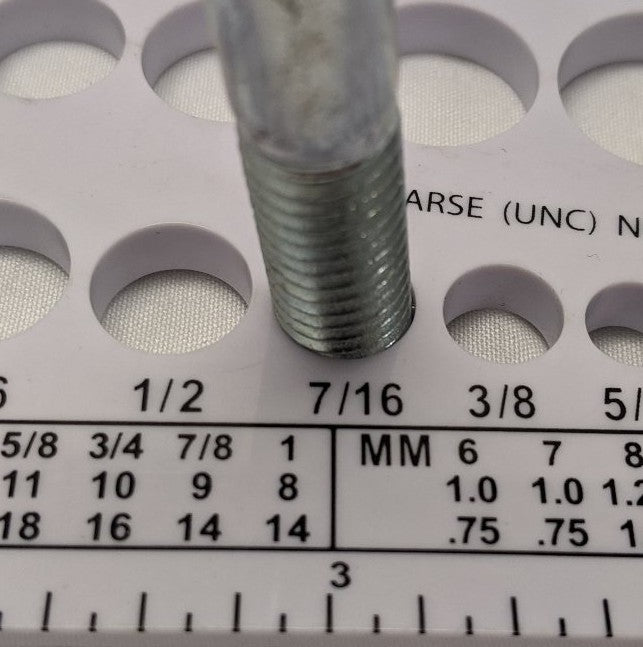 7/16"-14 x 4 1/4" Grade 5 Hex Bolts - Zinc Plated, Partly Threaded, Lot of 25