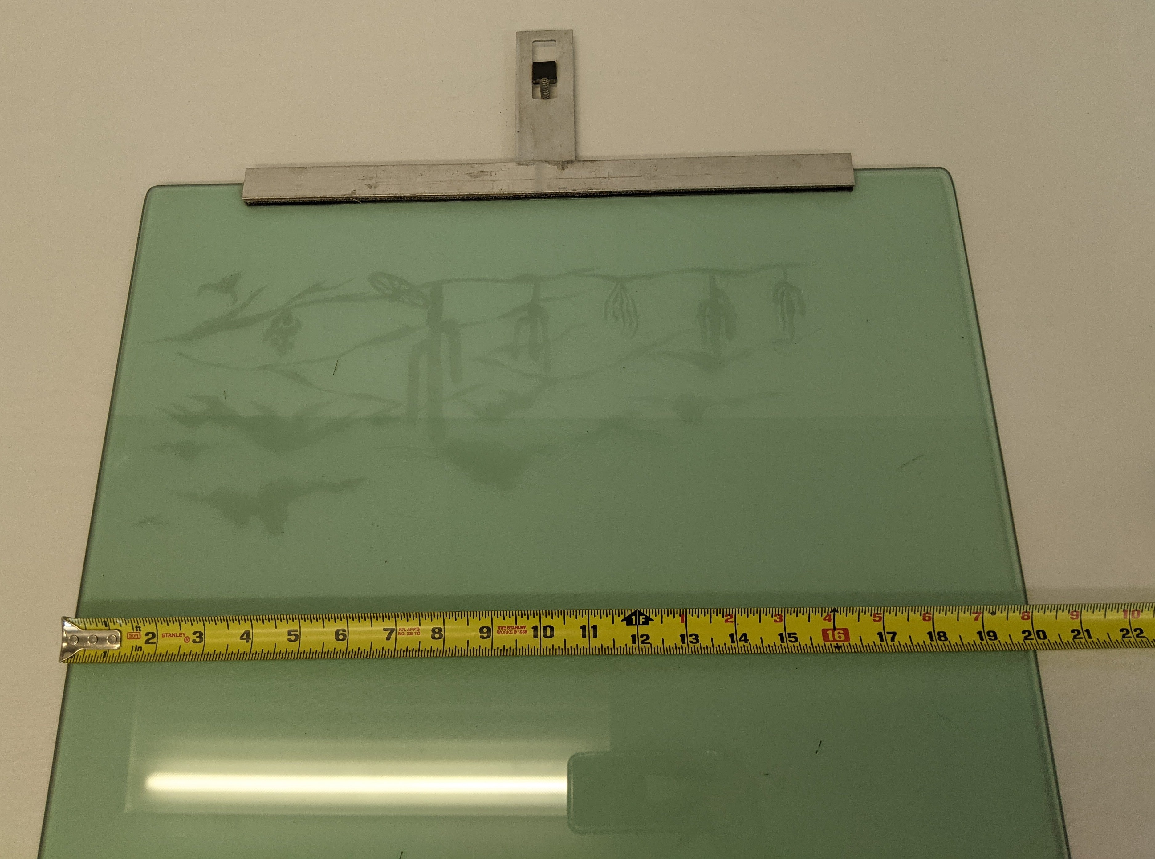 Used Freightliner FLD RH TNT Air Op Door Window Glass w/ Etching-P/N 18-17450-001 (10098627117372)