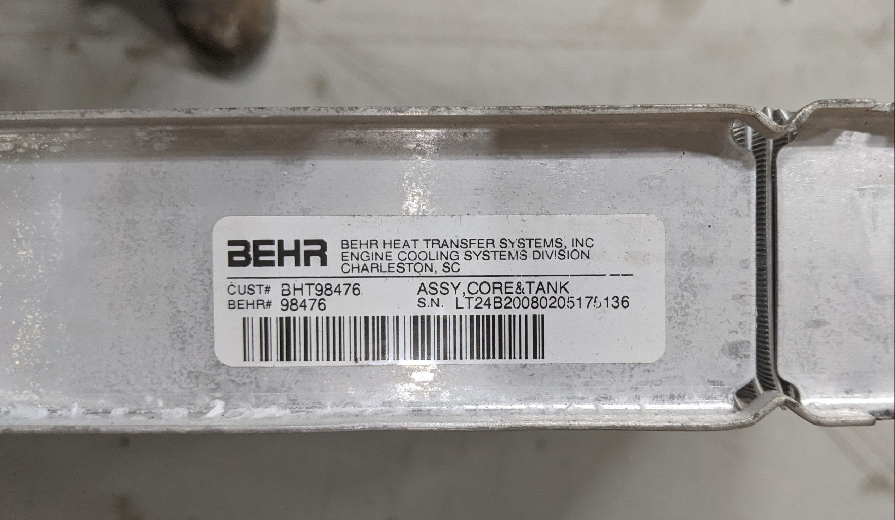 Freightliner Columbia  Radiator BHT98476, A0519870001 (4023572430934)