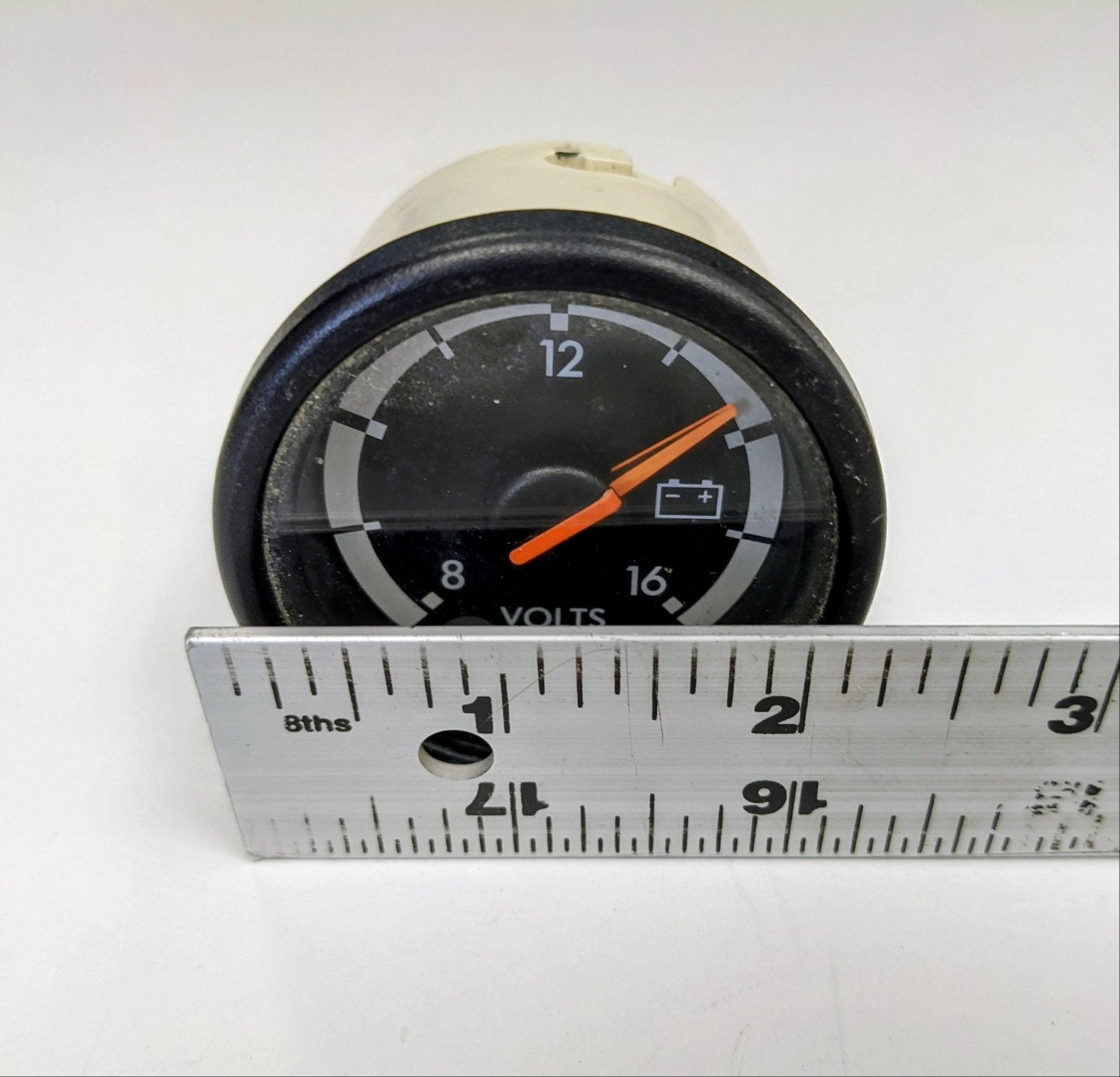 Used Freightliner Columbia Black ICU4 Voltmeter Gauge - P/N A22-59209-001 (10171392819516)