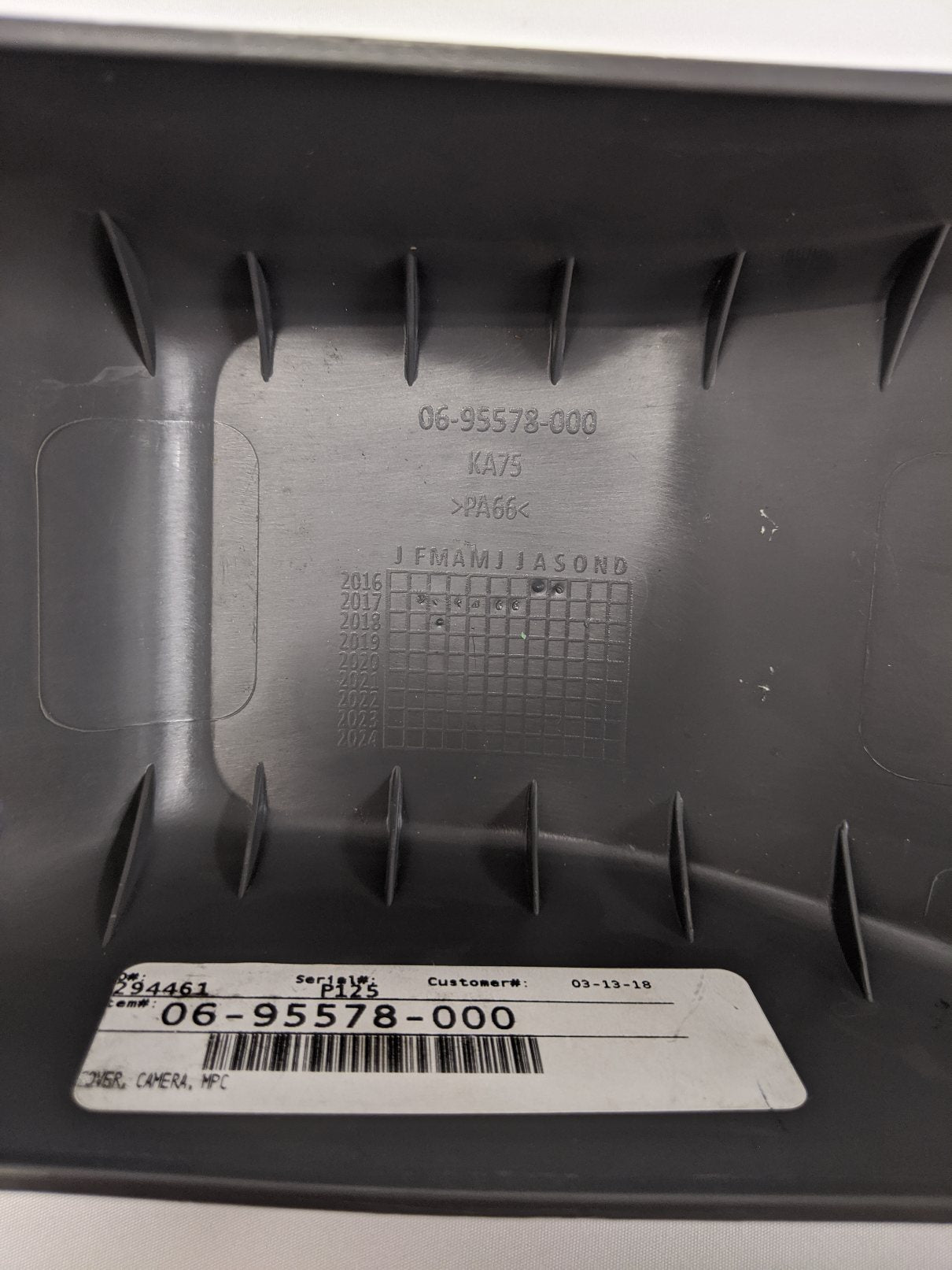 Used Freightliner Detroit Assurance Camera Cover - P/N 06-95578-000