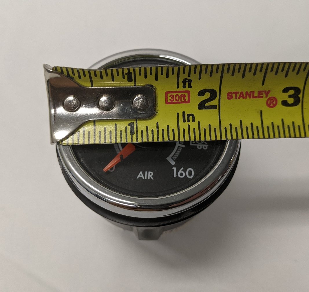 Western Star Trailer Application Air Pressure Gauge - A22-73648-101