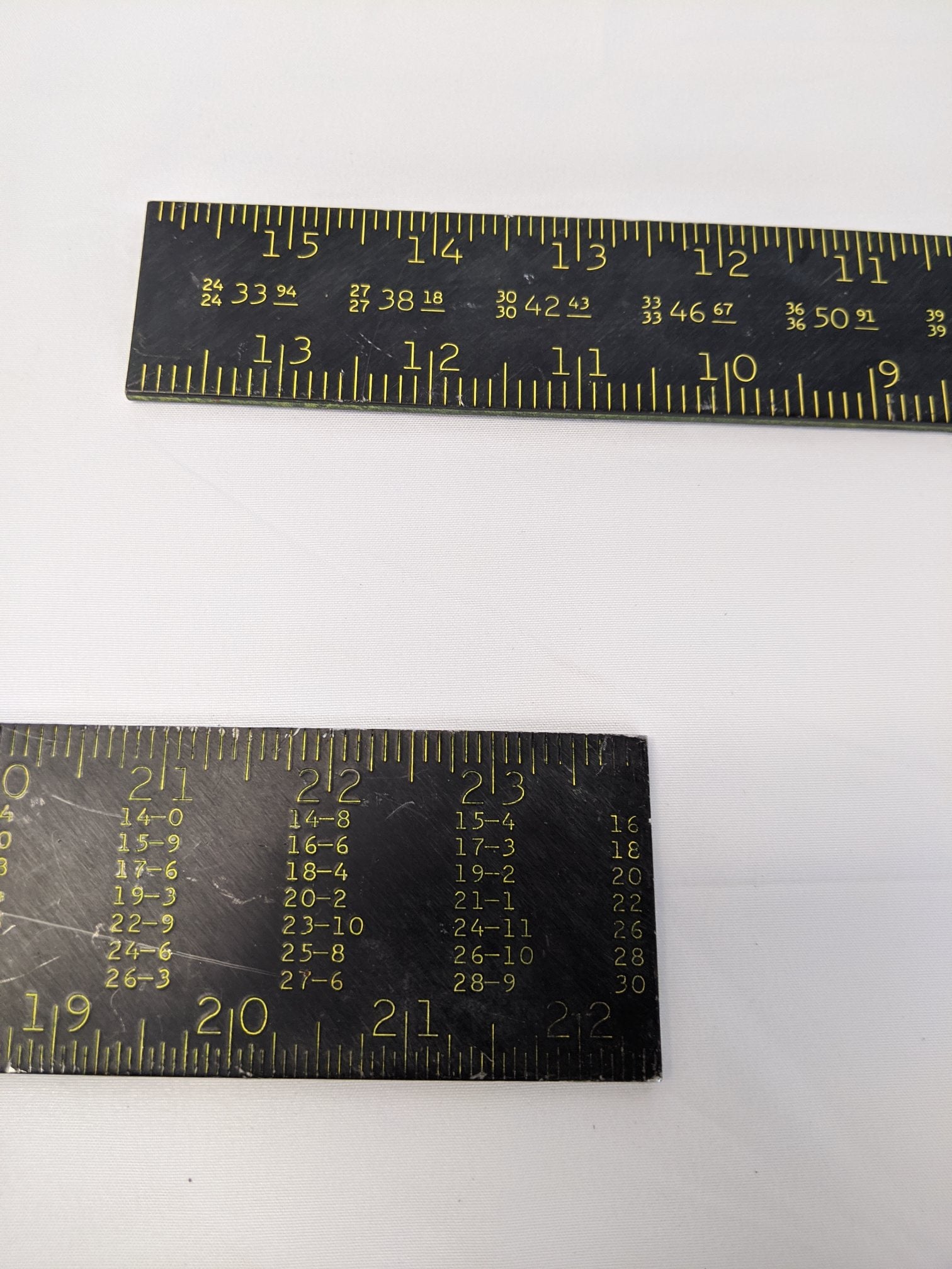 Stanley Carpenter Squares - 24" & 12" Framing Squares, 45-011 & 45-912, Lot of 6