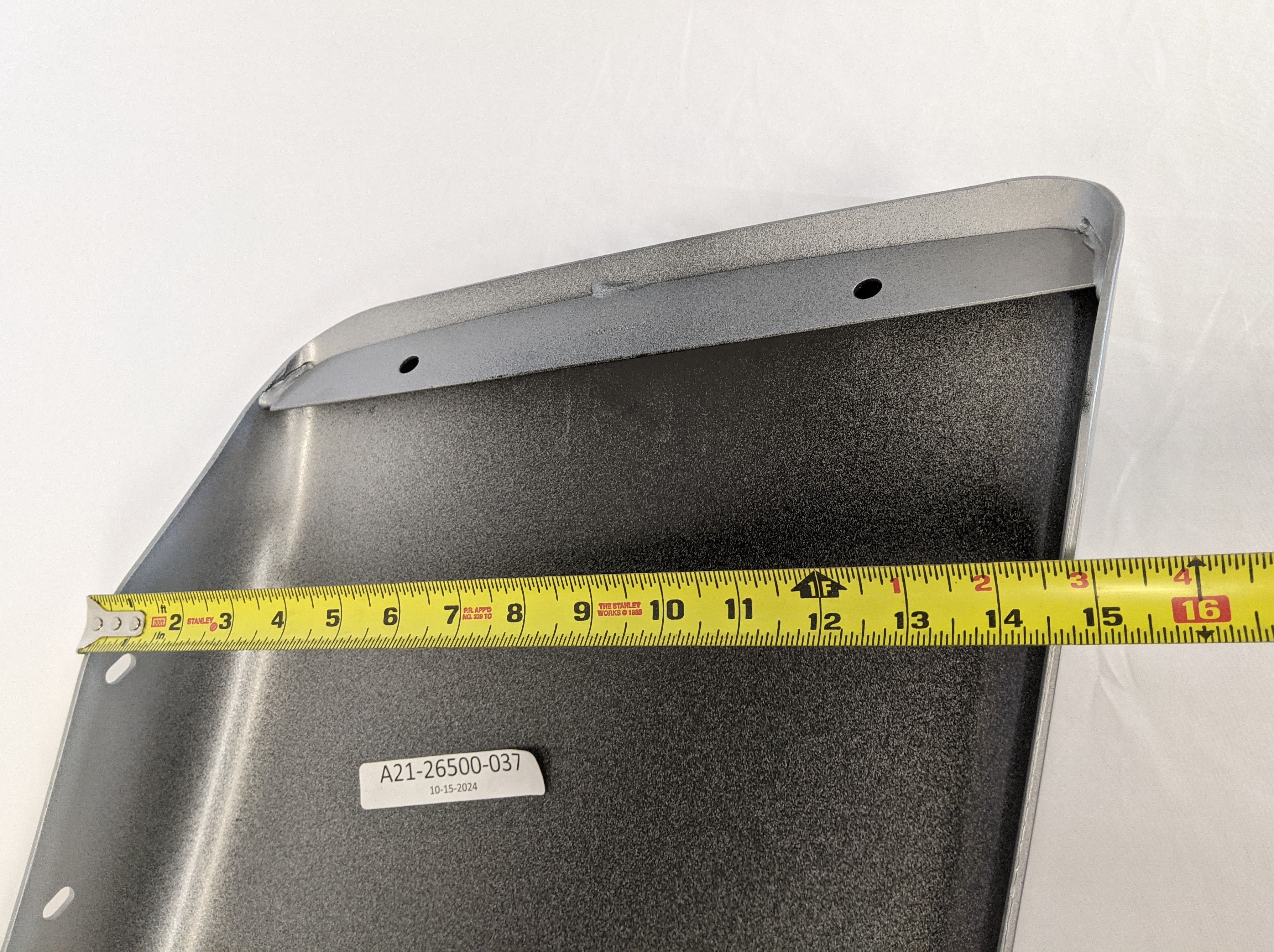 New Freightliner M2 RH Painted Silver Steel Bumper End - P/N  A21-26500-038 (10144199639356)