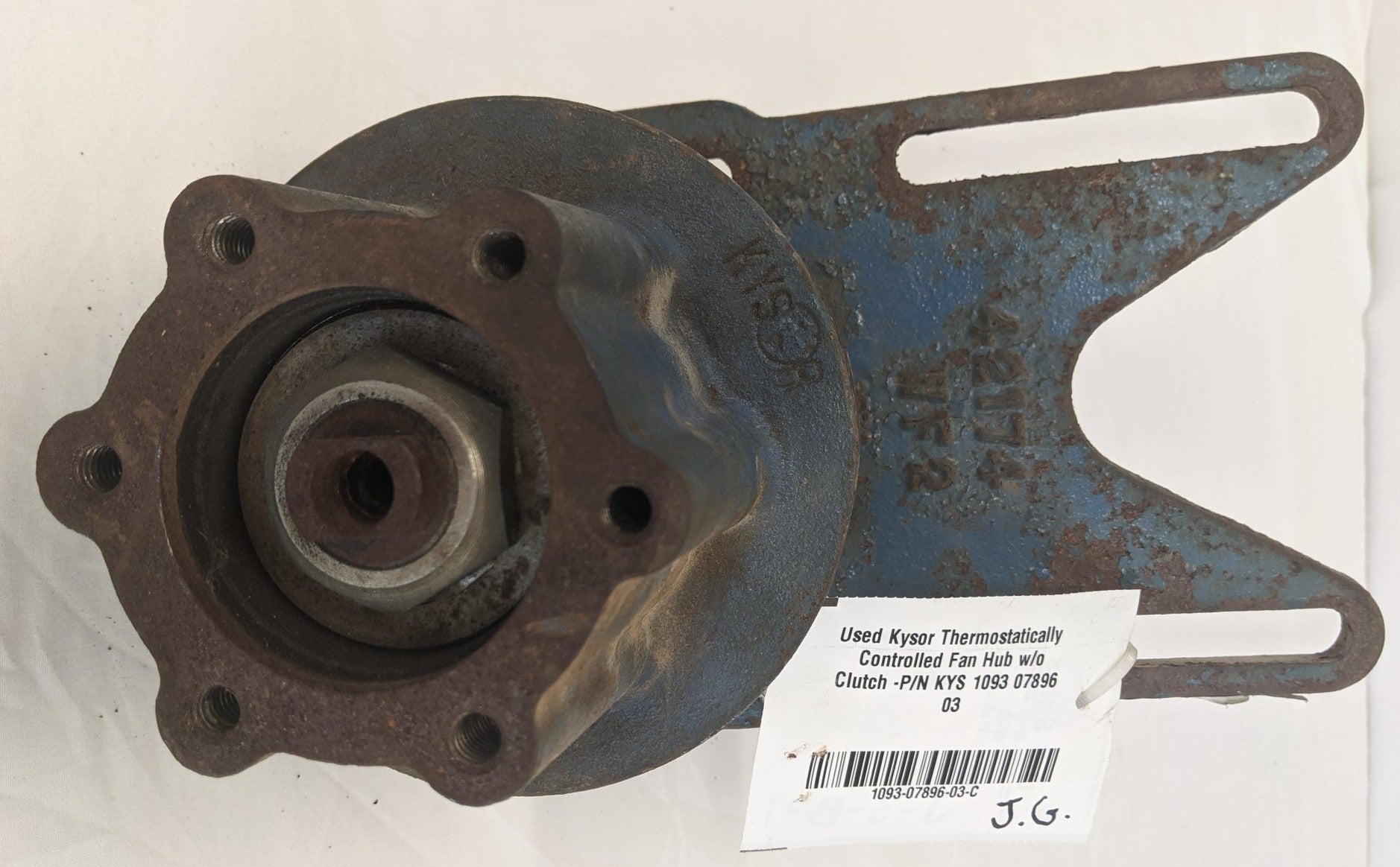 Used Kysor Thermostatically Controlled Fan Hub w/o Clutch -P/N KYS 1093 07896 03