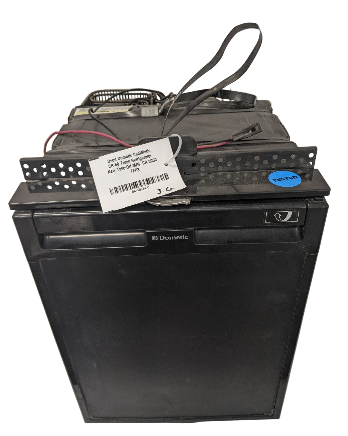 Used Dometic CoolMatic CR-50 Truck Refrigerator New Take-Off M/N  CR-0050 TFP3