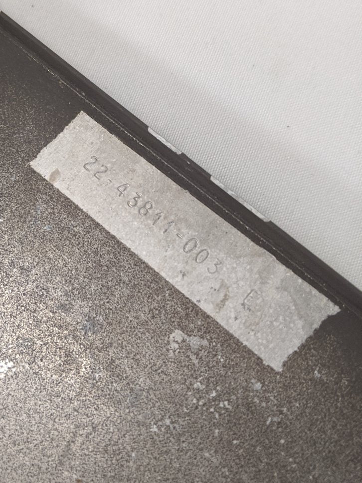 Used Freightliner Columbia Sleeper Lamp Switch Control Panel -  P/N 22-43811-003