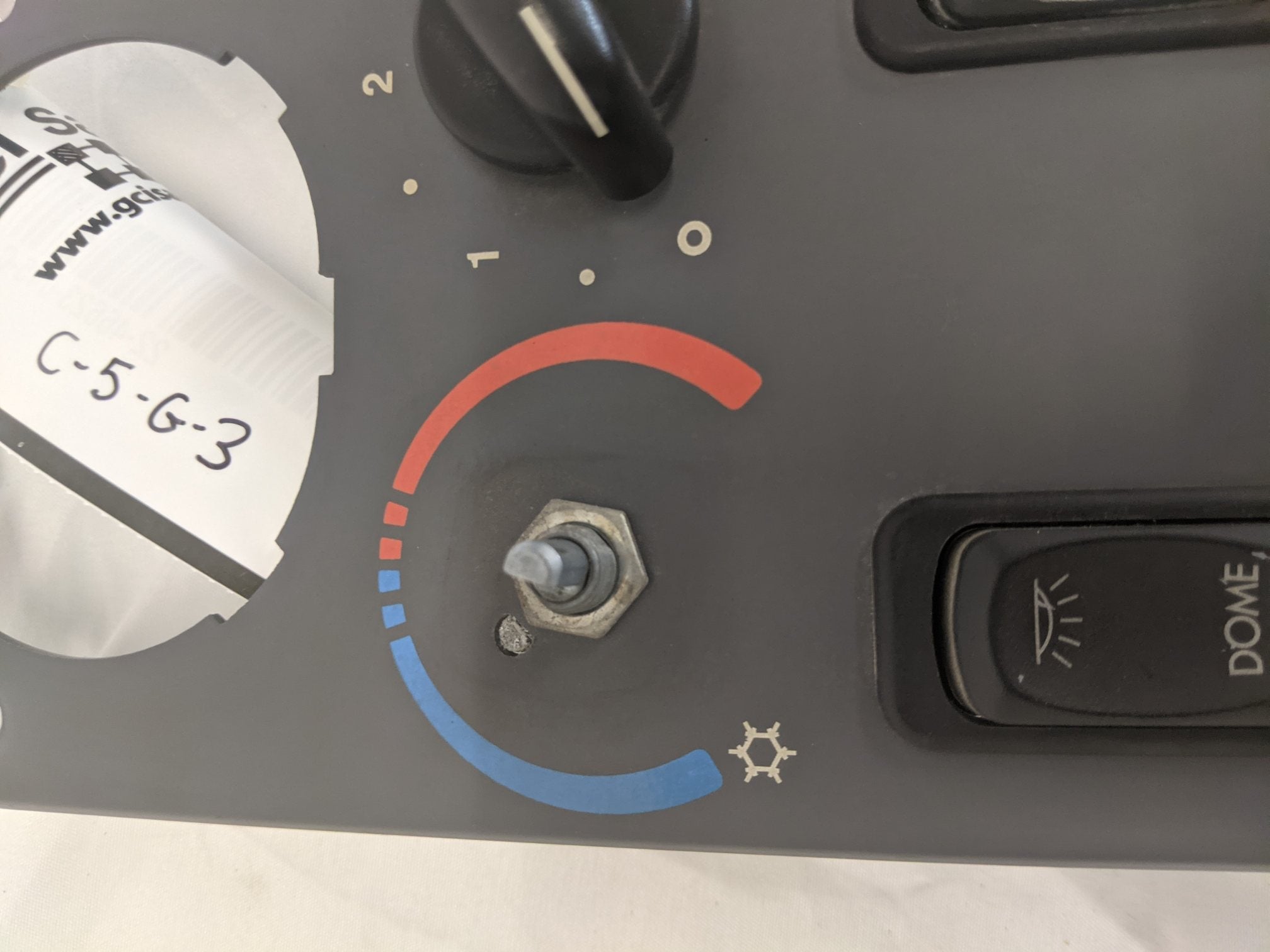 Used Freightliner Columbia Sleeper Cab Control Panel - P/N 22-46623-045