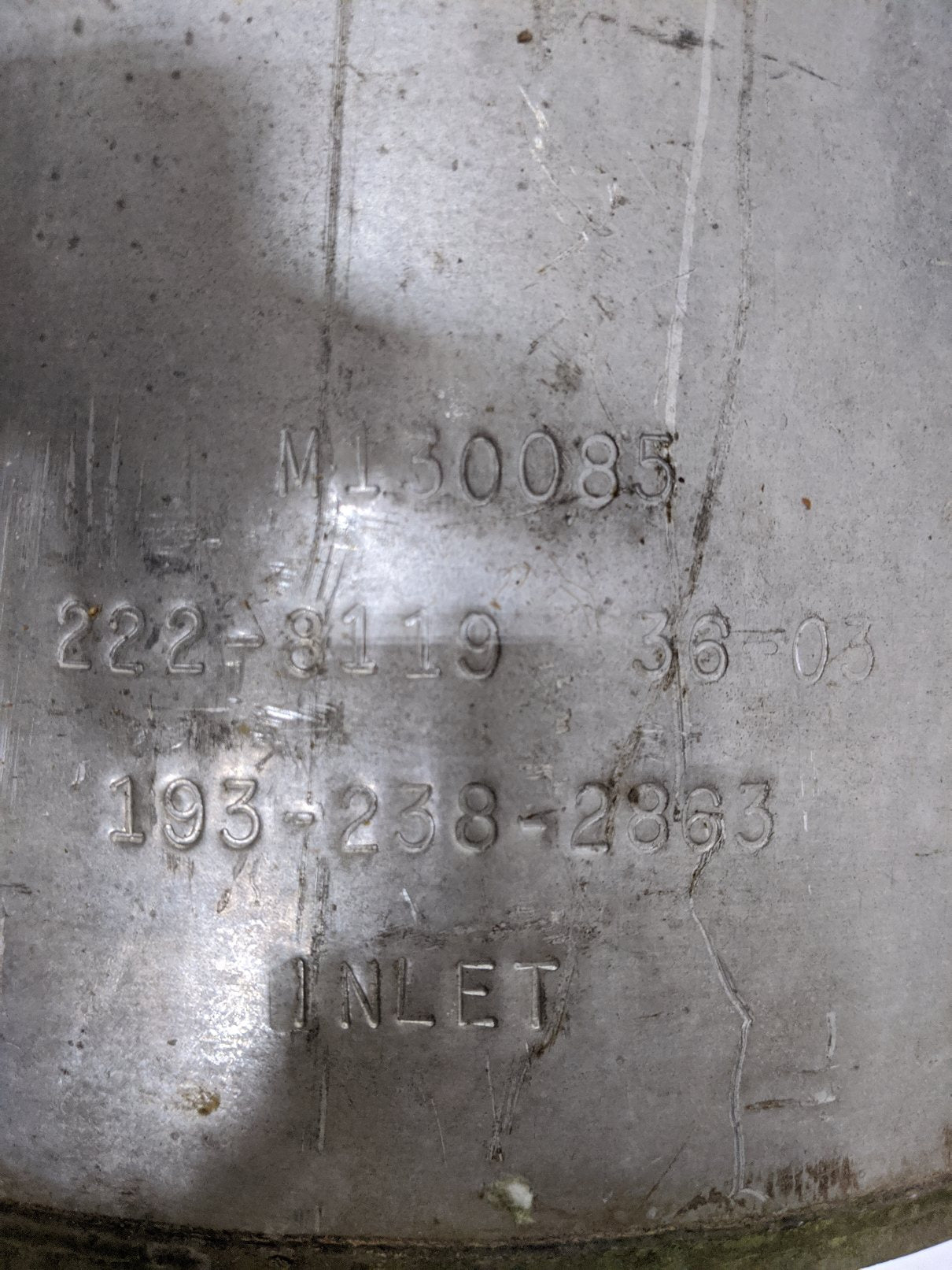 Used Donaldson Freightliner Catalytic Converter Muffler - P/N DN M130085