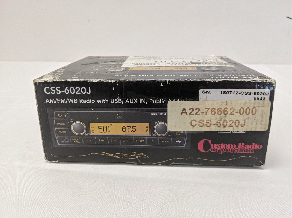 Freightliner CSS-6020J AM/FM/WB Radio | P/N A22-76662-000