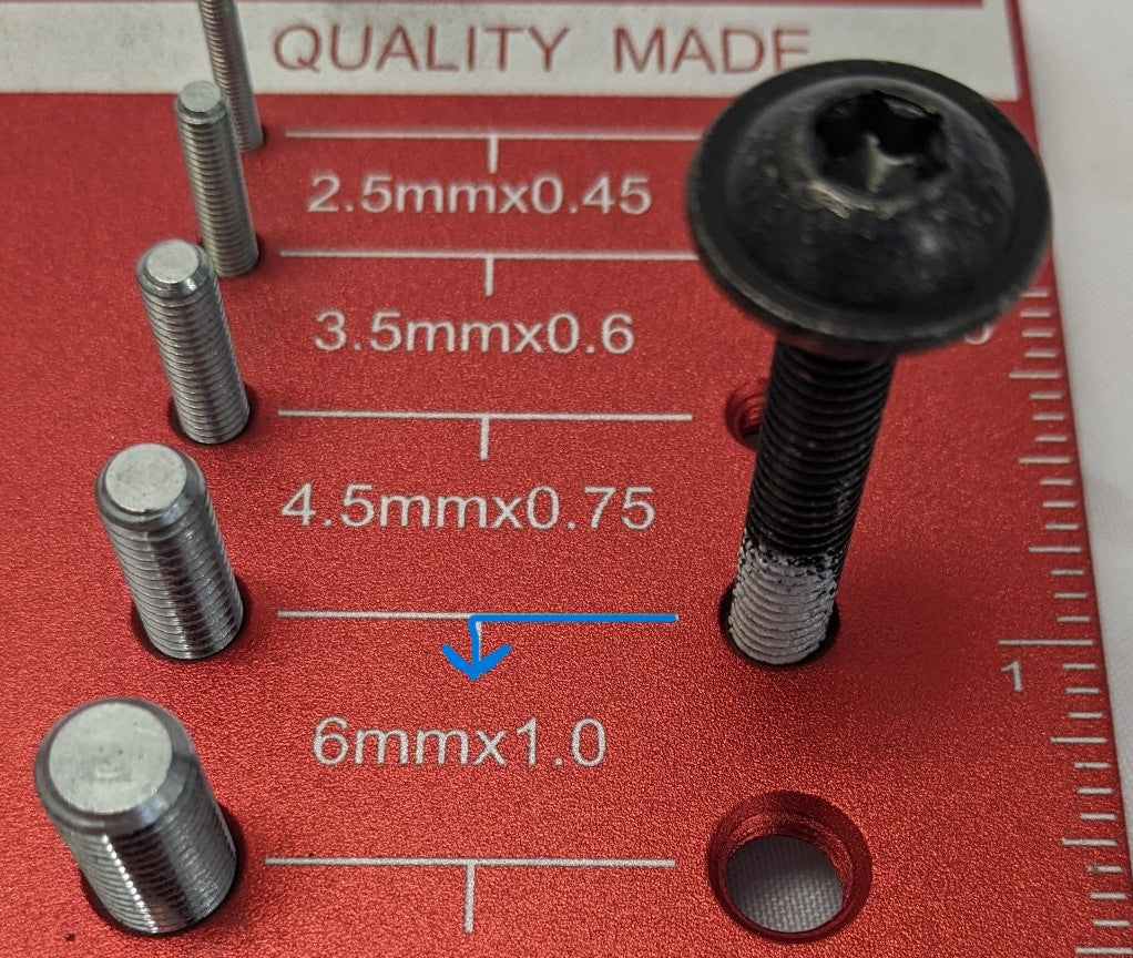 *Lot of 100* New M6-1mm x 40mm Full Thread Round Washer Head (Torx) Machine Screw