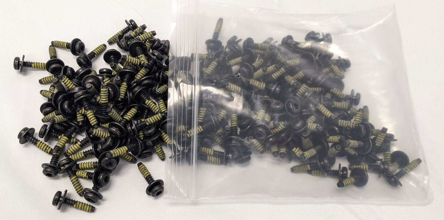 *Lot of 200* New #10-16 X 7/8" Type B Black Oxide Pan Head (Torx) Rolling Screw