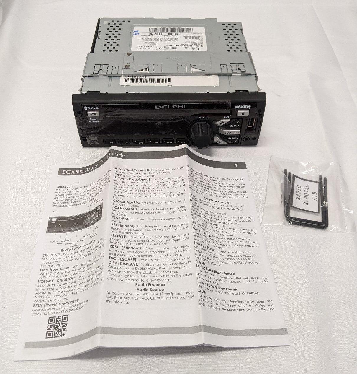 Pana-Pacific Delphi AM/FM CD Bluetooth Truck Radio | PP105715