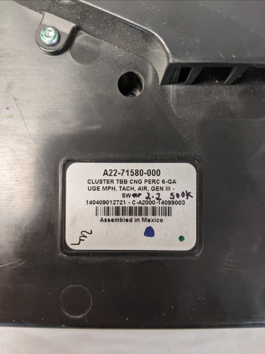 Freightliner 6-Gauge Instrument Cluster Panel - P/N  A22-71580-000