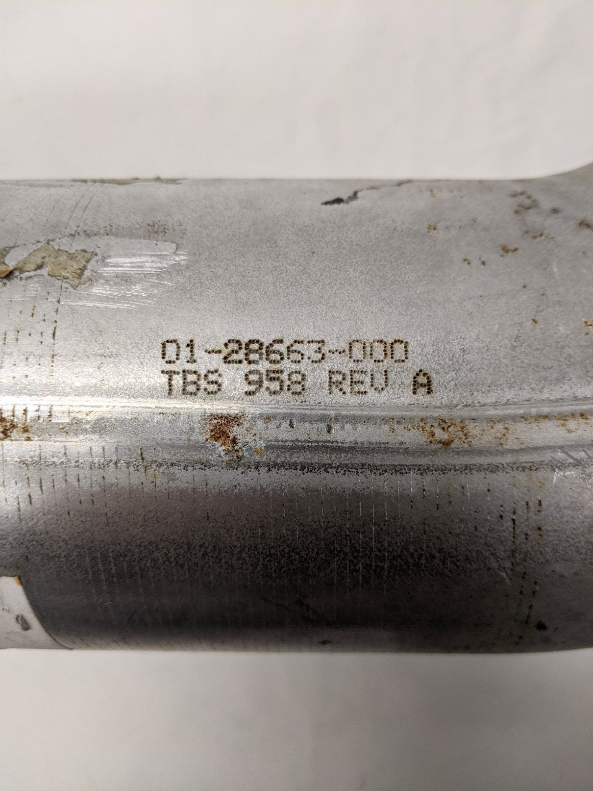 Freightliner Right Hand DD13 Charge Air Cooler Tube - P/N 01-28663-000