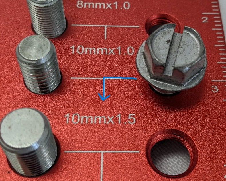 *Lot of 50* New M10X1.5 x 20mm Galvanized Steel Slotted/Hex Self-Tapping Bolts