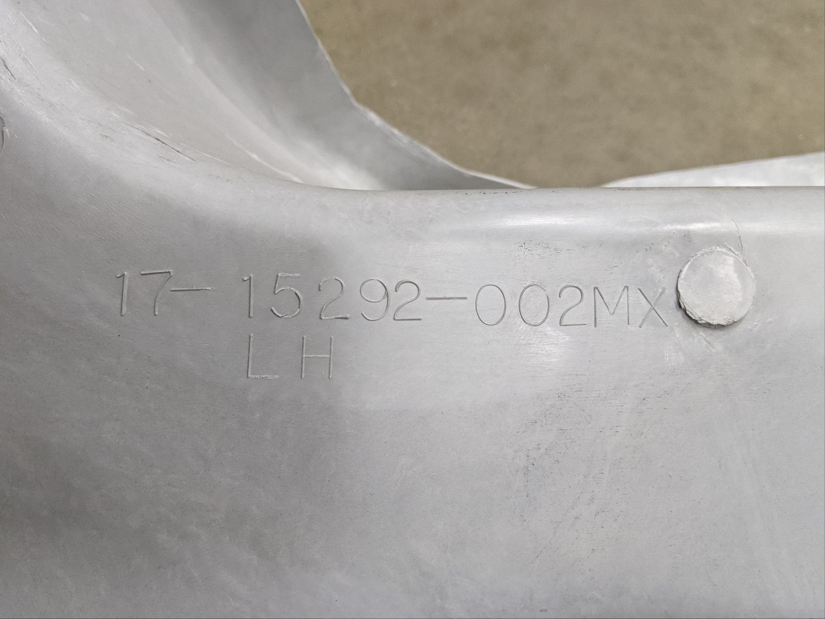 Freightliner LH Hood Reinforcement Panel & Bracket - 17-15292-002