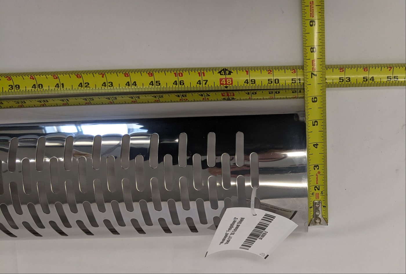 *Misshaped* Freightliner 5" Stack 51" SS Exhaust Shield - P/N 04-24695-000 (4023646617686)