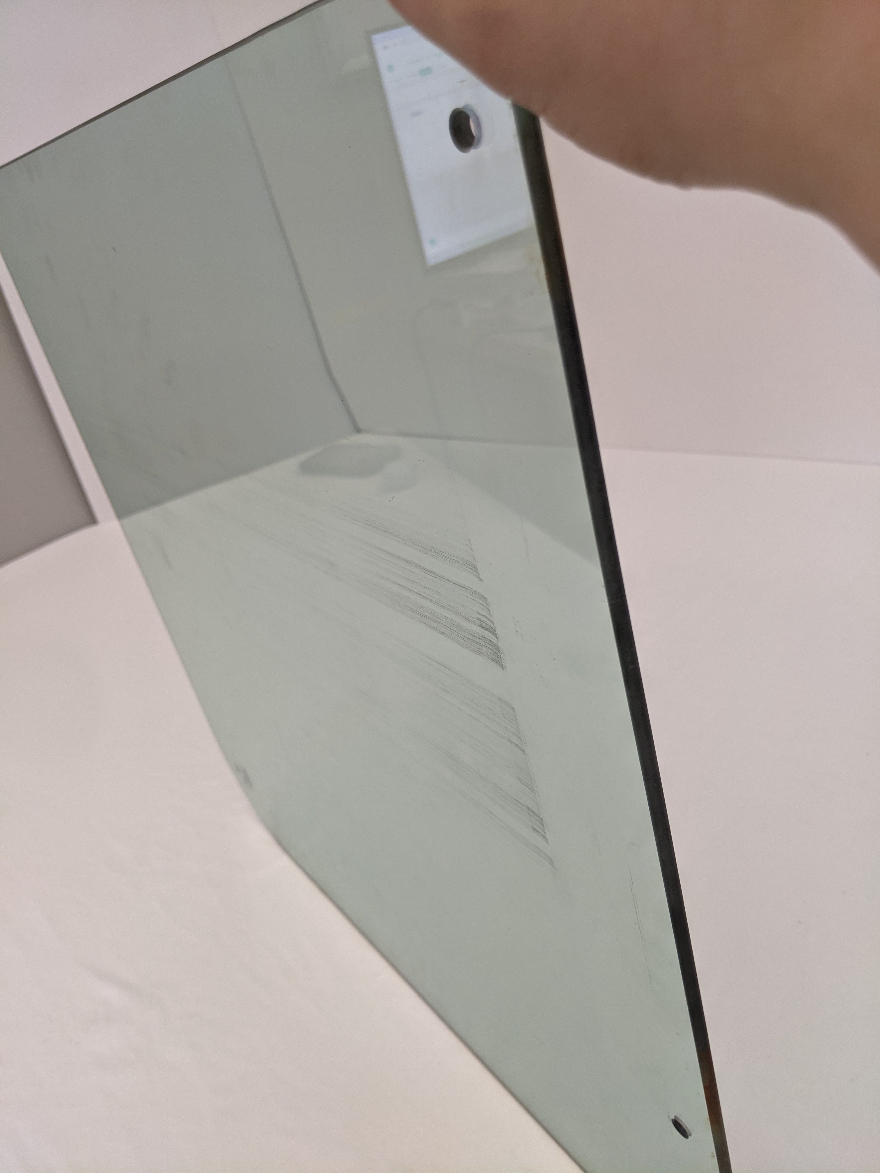 Used Freightliner FLD RH Tinted Electric Door Window Glass - P/N 18-17450-003 (10098510922044)