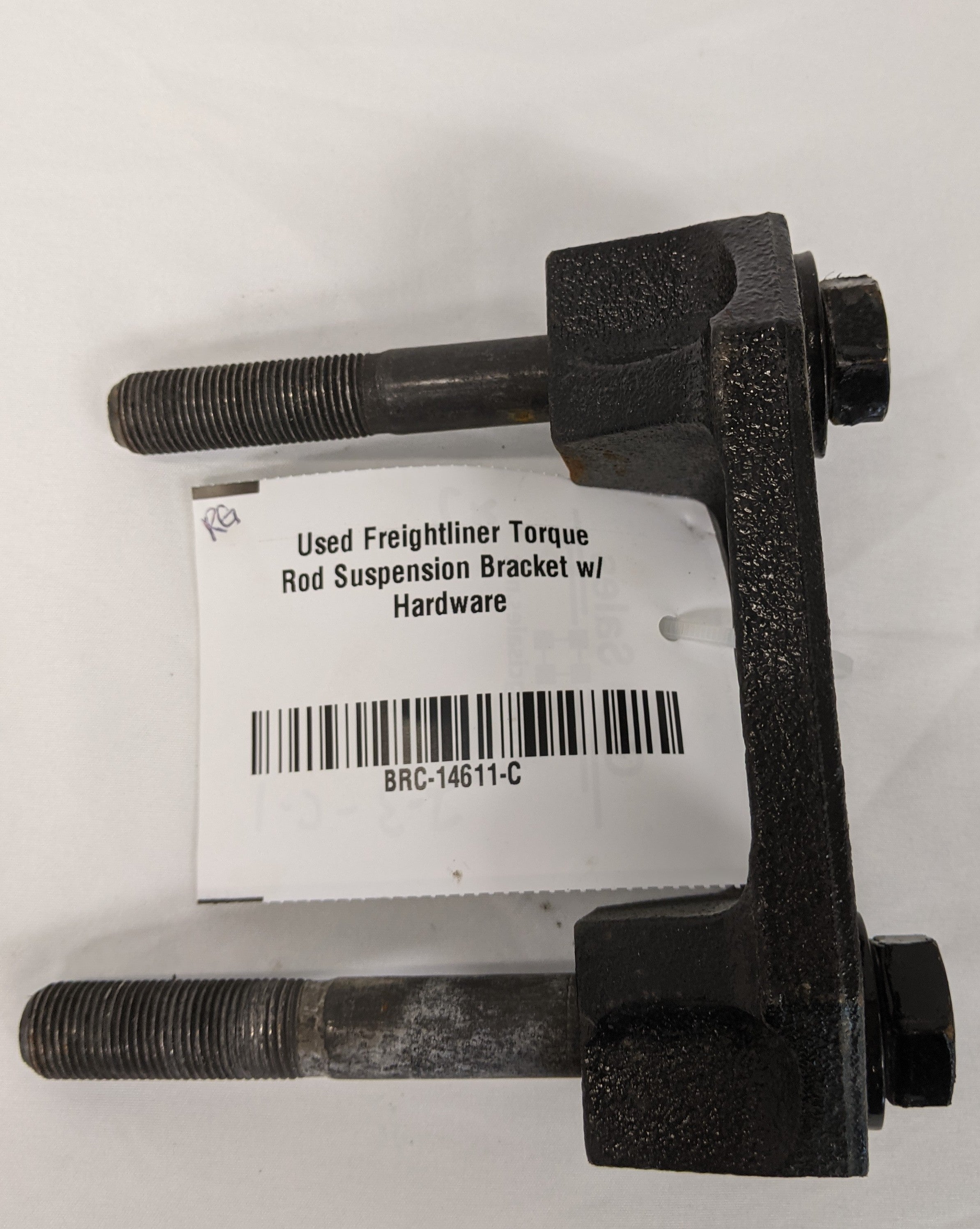 Used Freightliner Torque Rod Suspension Bracket w/ Hardware - P/N 16-12324-000 (10091727946044)