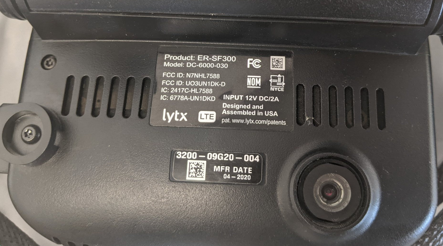 Used Freightliner Lytx Drivecam Event Recorder P/N - 3200-09G20-004