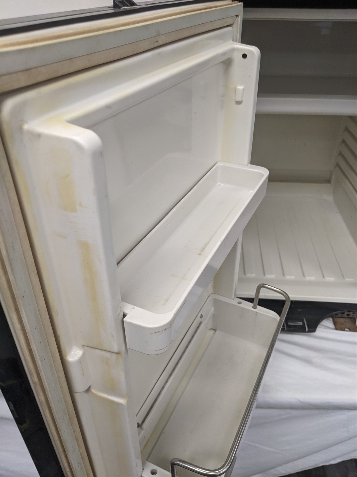 Used Dometic CoolMatic CR-50 Truck Refrigerator New Take-Off M/N  CR-0050 TFP3