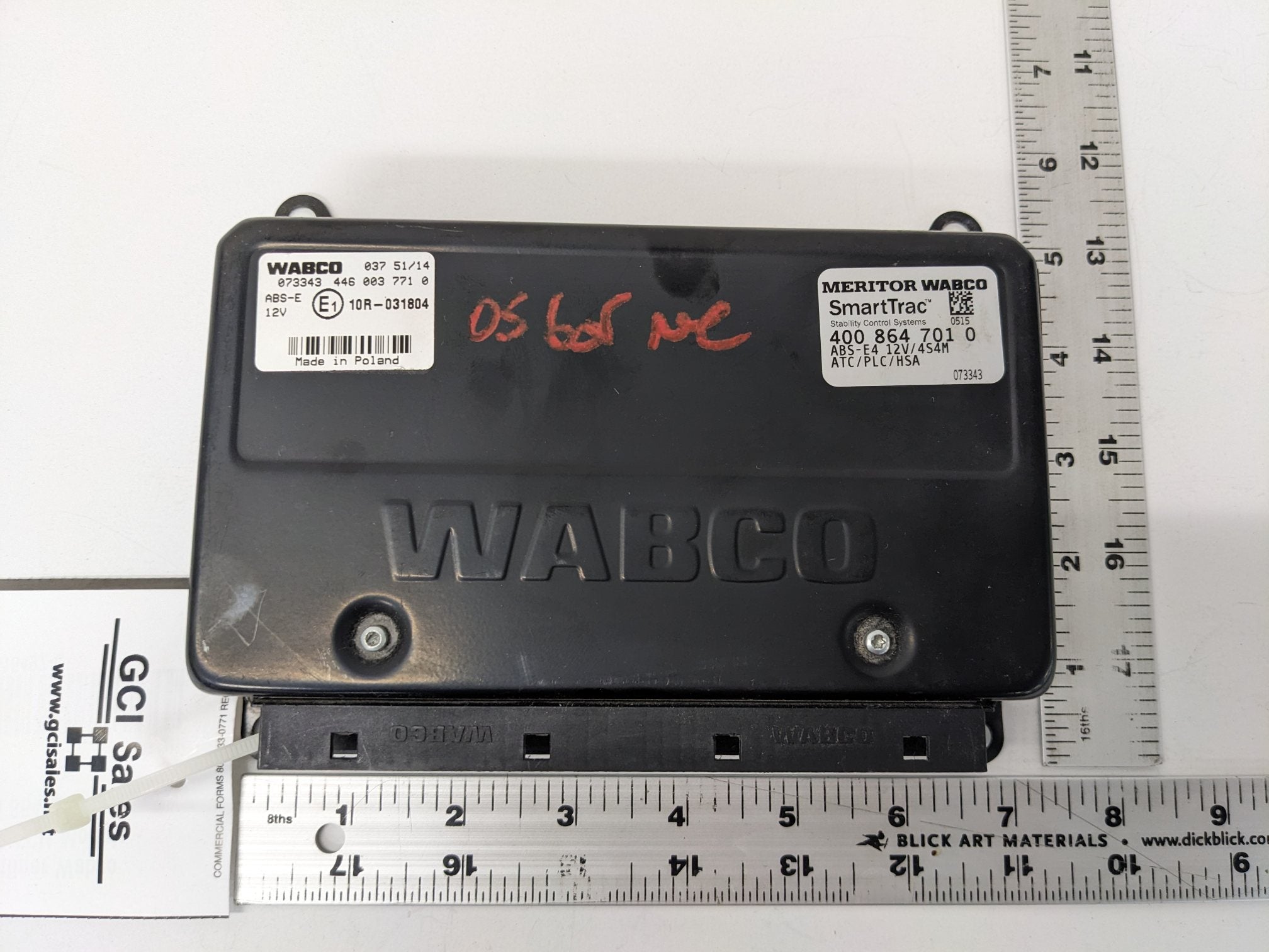 Used Freightliner Wabco Smart Trac ABS ECU Module - P/N WAB 400 864 701 0