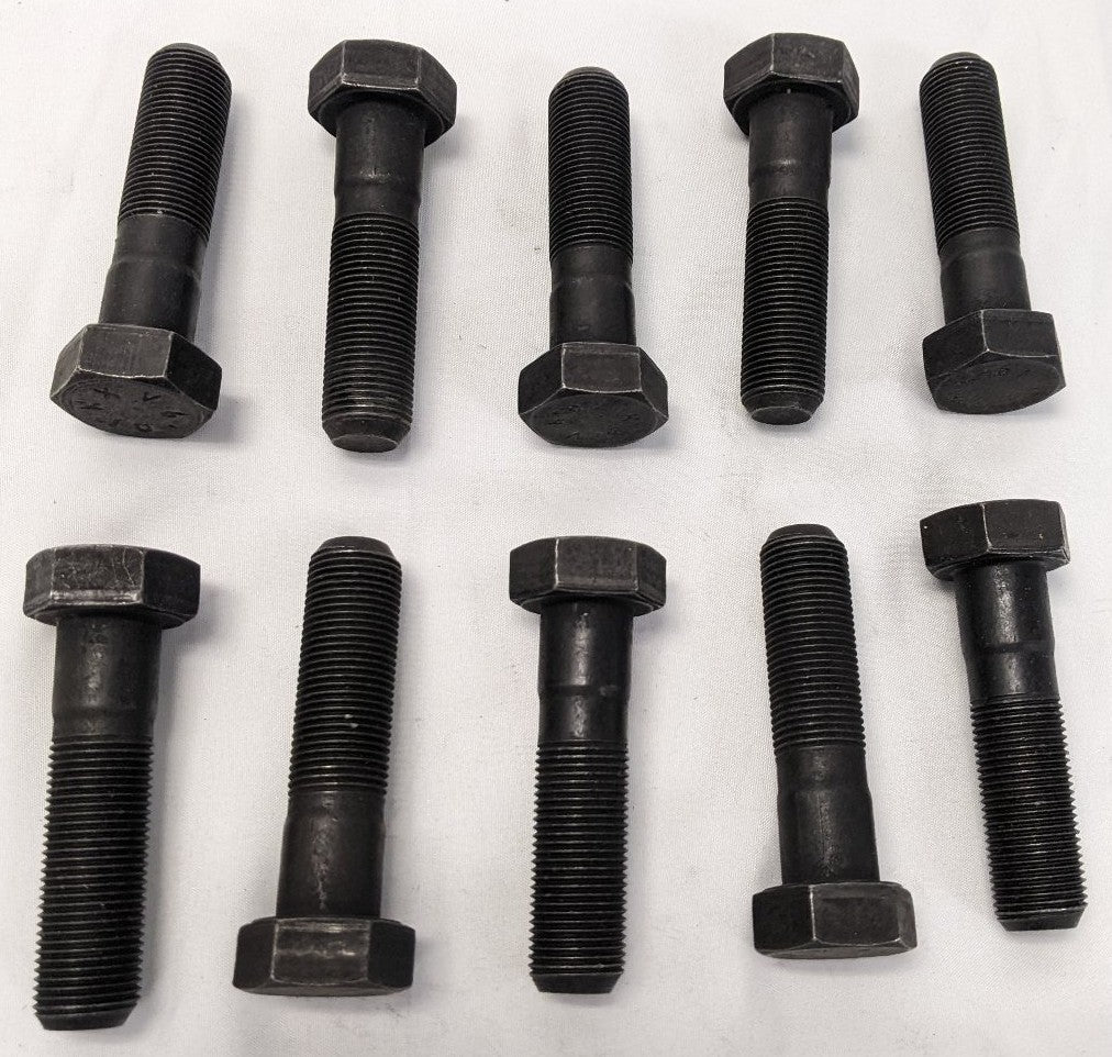 *Lot of 10* New M18-1.5mm x 70mm Partially Threaded Grade 10.9 Steel Hex Bolts