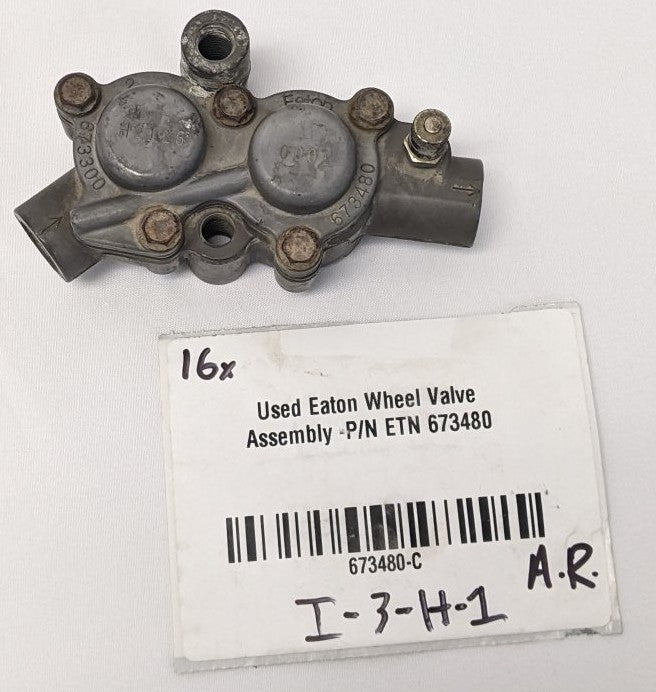 Used Eaton Wheel Valve Assembly -P/N ETN 673480