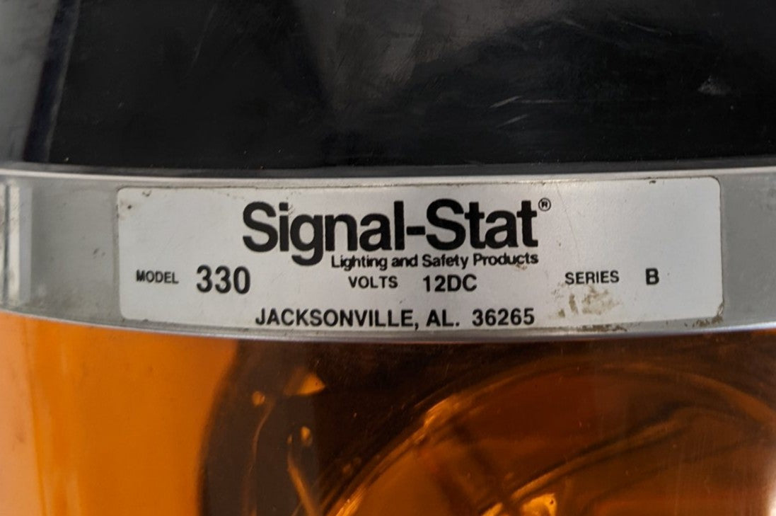 Damaged Signal Stat Amber Automotive Warning Strobe Light - P/N 330
