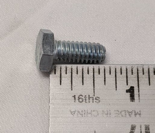 1/4"-20 x 5/8" Grade 5 Hex Bolts - Zinc Plated, Fully Threaded, Lot of 100