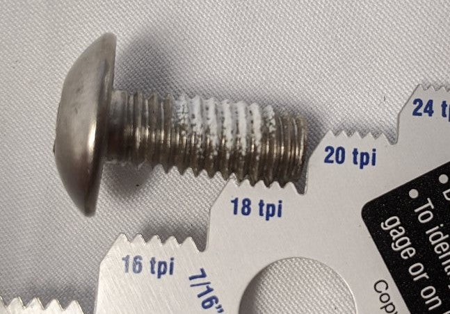 *Lot of 50* New 5/16"-18x3/4" Fully Threaded Coarse Stainless Steel Button Bolts